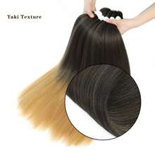 8 Packs Braiding Hair Pre Stretched Long Braiding Hair For Braiding Twist Hair Pre Stretched Braiding Hair For Crochet Braids Hot Water Setting Soft Yaki Texture - 1B/27 - Xem 5