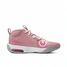 Nike أحذية كرة السلة للشباب Nike Air Zoom Crossover 2 (GS)، منخفضة الأعلى، مبطنة، خفيفة الوزن، وردي أنيق FB2689-600