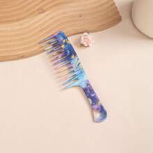 1pc Large Wide-Toothed Hair Comb, Classic Design Essential For Home, Travel & Styling, Suitable For Wet & Dry Hair, Perfect Gift For Friends & Family