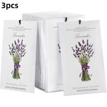 3/612pcs Lavender Sachet Drawer And Closet Air Freshener, Long-Lasting Sachet Drawer Deodorant Fresh Fragrance, Couple Home Fragranceparty Bag Fillergifts For Womenhouse Decor