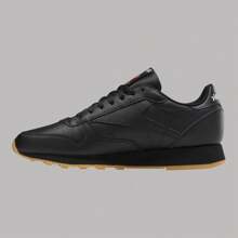 Tenis Casual Hombre Classic Leather Negro - Negro - Ver 2
