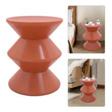 2 Tier Side Table For Couch, Sofa & Chair, Sofa Stool Small Night Stand, Decor End Table For Coffee Living Room, Bedroom, Indoor & Outdoor White/Black 14.57*14.57*10.63in - 彩色 - 查看 19