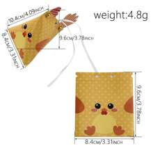 10 件装复活节糖果巧克力包装纸盒，派对用三角形礼品盒 - 彩色 - 查看 2