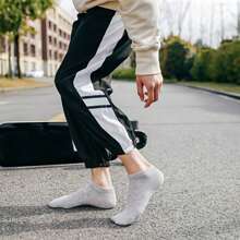 1/3/5 双男士休闲百搭简约运动袜