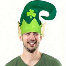 圣帕特里克节派对帽 绿色三叶草帽 装饰品 爱尔兰派对服装配饰 春季圣帕特里克节节日派对装饰用品