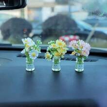 3 szt. Śliczne Mini Realistyczne Wnętrze Samochodu Deska Rozdzielcza Dekoracja