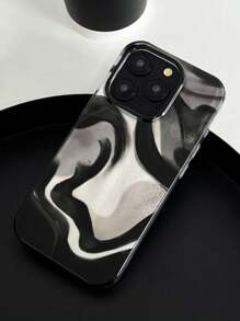 奢华豹纹贝壳纹理手机壳适用于 17ProMax 17Pro 17Air 17 16 15 14 Plus 13 12 Pro Max 11 时尚防震后壳