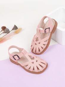 1 Pair Summer New Style Unisex Fashionable Comfortable Casual Slip-On Sandals, Soft Sole Non-Slip Indoor & Outdoor - Pink - View 7