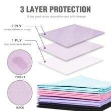 Nail Art Table Mat Disposable Tattoo Clean Pad For Waterproof Tablecloths Manicure Tools Tattoo Accessories Nail - Red - View 4