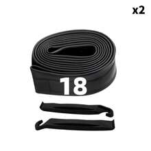 2pcs Versatile Bicycle Thick Butyl Inner Tubes, 16"/18"/20"X1.75/1.95/2.125 - Premium Bike Tube With Tire Levers, Schrader Valve, Suitable For Youth Bikes, Mountain Bikes, Cycling Accessories/Equipment, Gift For Family/Boyfriend/Girlfriend/Husband/Wife - Black - View 14