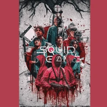 Póster de Serie El Juego Del Calamar - Rojo - Ver 1