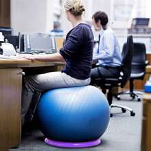 PVC 瑜伽球稳定器底座瑜伽球圆形支架瑜伽球座椅适用于家庭健身房办公室