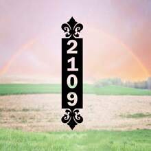 1PC Metal House Number Sign,Custom Address Numbers Sign,Personalized Address Plaque,House Signs,Street Name Sign,Front Door Sign,New Home Gift