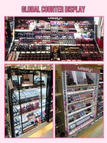 MISSLYN-Eyes 美容组合套装，EYE-Mazing 眼影套装，3 色眼影，带镜子和刷子，哑光、闪光和细闪眼影，BLACK OFF！持久精准液体眼线液，眼线液眼线液，易用液体笔无跳跃眼线液，缎面效果，浓密睫毛膏，浓密睫毛膏，速干，持久，戏剧性浓密