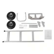 Futchoy Aluminum Alloy Hand Truck Cart Heavy Duty Dolly W/ Rubber Wheels 500lbs
