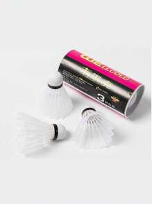 1pc Feather Shuttlecock Bucket, High-Speed Training Badminton Shuttlecocks With Great Stability, Suitable For Professional Competitions, Outdoor Games, Corporate Events