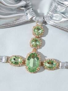 Women Swimwear Set, Summer Two Pieces Bikini Swimwear - Silver - View 4