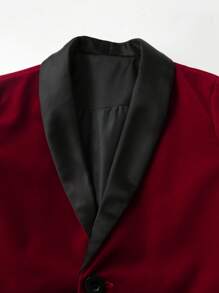 BOARNSEORL Baby Jungen Samt Anzug im Gentleman-Stil mit Sakko, Fliege und Hose, modisch geeignet für Partys, Geburtstage, Bankette und den täglichen Gebrauch im Herbst/Winter