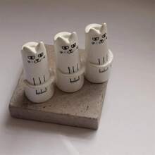 Maceta para plantas en forma de gato estilo INS, decoración para el hogar, fiesta, exhibición y regalo