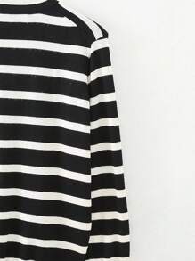 Women Long Sleeve Polo Sweater V Neck Button Down Ribbed Knit Cardigan Top - White - View 7