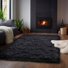 Soft Fluffy Bedroom Rug Indoor Plush Area Rug Living Room Home Decor Floor Rug,Area Rugs For Bedroom Living Room Kitchen Hallway Studying Room Home Decor,Upgrade Anti-Skid Durable Fluffy Fuzzy Shag Shaggy Carpet Soft Plush Furry Bedside Rug, Indoor Floor Rug,1PC