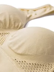 4pcs Set Mesh Hollow Breathable Sport Bra Yoga Running Activewear - Multicolor - View 8