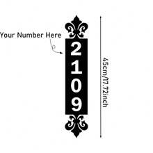 1PC Metal House Number Sign,Custom Address Numbers Sign,Personalized Address Plaque,House Signs,Street Name Sign,Front Door Sign,New Home Gift