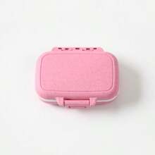 Portable Mini 3-Compartment Pill Organizer - Square Small Medicine Box, Travel Essential, Compact And Practical, Perfect For Storing Pills/Vitamins/Supplements/Capsules