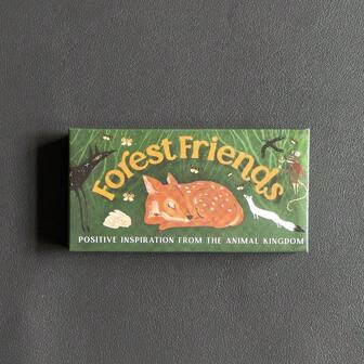 Forest Friends Cards Game Positive Inspiration From The Animal Kingdom Tarot Oracle Deck 40 Mini Delightful Cards Wisdom