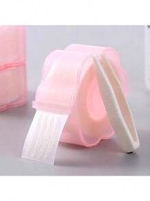 360 片/卷水激活隐形双眼皮胶带,宽蕾丝设计,无需胶水,持久耐用,纤维包裹,打造完美眼妆,化妆,便宜,房间装饰,梳妆台,旅行,卧室,化妆配件 - 裸色 - 查看 15