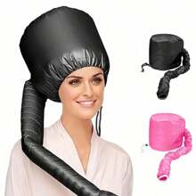 1pc Hair Dryer Bonnet Cap, Head Cover Style Blow Dry Hat, Home Hair Dryer Drying Cap, Hair Styling Hot Air Drying Cap, Perming & Dyeing Hair Treatment Cap Home Bathroom Decor Fall Decor Back To School Hair Bonnet