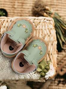 婴儿凉鞋，男婴/女婴凉鞋，夏季婴儿婚礼平底鞋，新生儿幼儿鞋，幼儿鞋