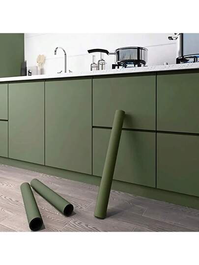 Roll Solid Dark Grijs Removable Wallpaper, Self Adhesive Contact Paper Cabinet Background, Wall, Tabletop, Shelf, Waterproof Oil Resistant Thick Vinyl ative view 7