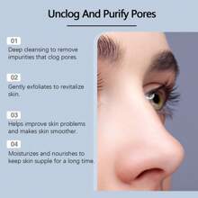 8 片装水杨酸鼻部护理贴，含水杨酸、透明质酸、甘油，温和清洁皮肤油脂、黑头、毛孔，不干燥 - 白色 - 查看 4