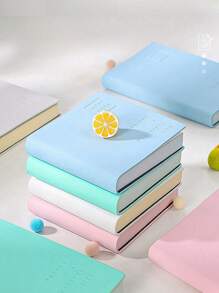 Libreta de notas de color crema, mini y portátil con 96 hojas en blanco para anotar, bloc de notas para oficina, escuela y sellos, útiles escolares, de vuelta a la escuela - Unitalla - Ver 1