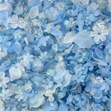 20g/0.7oz Matte Plated Colored Ab Petals Leaf Color Mixing DIY Earrings Hair Accessories Accessories Acrylic Loose Bead