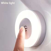 Đèn LED cảm ứng mềm mại - Đèn trang trí phòng ngủ 1 chiếc, dùng trong phòng trẻ em, hành lang, phòng ngủ, nhà vệ sinh, phòng khách, tủ quần áo, tủ, trong nhà - Ánh sáng ấm áp/ánh sáng trắng/ánh sáng 3 chế độ - trắng - Xem 10