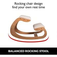 VEVOR - Silla ergonómica para arrodillarse resistente, mejor postura, silla de oficina, hogar, para moldear el cuerpo, aliviar el estrés, meditación de escritorio, computadora, silla de rodillas - 1 - Ver 7