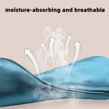 Parche de ojo de seda imitada, máscara de sueño, parche de ojo, cubierta de relajación de viaje, protector de ojos, herramientas de cuidado de la salud para dormir - Amarillo - Ver 7