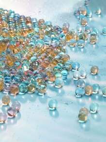 1pc Elegant And Decorative Water Bead Colorful Mixing Gel Beads, Home Vase Decor Filler, Home Decor, Wedding Decor, Flower Vase Filling Gifts Birthday Graduation