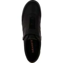 Zapato Tenis de Piel Negro con Plataforma y Horma Redonda - Negro - Ver 5