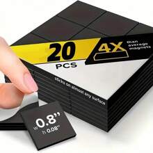 10pcs/20pcs/50pcs Easy Tear-Off 0.8" Magnetic Dots - Strong Adhesive, Flexible Sticky Magnets, Suitable For Photos, Crafts, And Office Use,School Supplies,Back To School