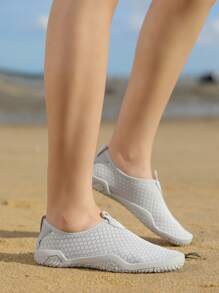 男女户外涉水鞋速干沙滩鞋防滑水鞋适用于溪流徒步钓鱼游泳轻便透气鞋防滑涉水鞋、瑜伽运动、海边骑行、涉水、户外运动、夏季运动鞋女士、一脚蹬鞋、露营、健身房、平底鞋、露营、泳池、度假、巡航