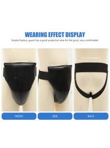 1pc Taekwondo Fighting Groin Guard/Protector - Multicolor - View 4