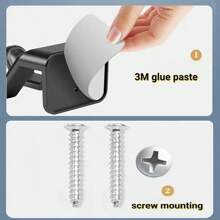 Wall Mount Gaming Controller & Headphone Holder Stand Rack For Office Storage Organization, Bags, Hats