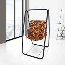 Balcony For Indoors, Swing, Hanging Chair Frame, 90x85x145 Cm Outside Hammock Swing, Rocking Chair, Metal Support Frame, A-Shaped, Heavy Load-Bearing, Deformity-Proof, Hanging Chair Stand - Black - View 10