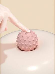 1 个粉色筋膜按摩球、运动瑜伽球、手握足部按摩理疗球、背部经络按摩球