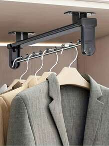 Retractable Trouser Hanger - A Versatile Wardrobe Organizer Made Of Metal That Saves Space - For Suits, Pants, Jackets And More