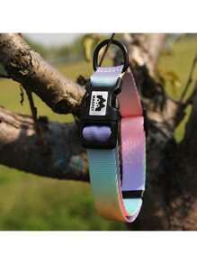 1pc Collar, Pet Color Gradient Collar, Suitable For Small, Medium And Large Pets