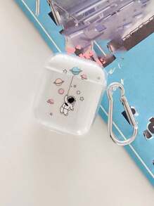 苹果宇航员图案保护壳 兼容 AirPods 兼容 Airpods1/2 AirPods Pro Kawaii - 彩色 - 查看 7
